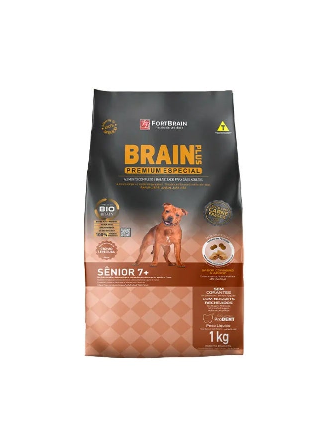 FORTBRAIN Brain Plus Premium Special Adult Dog Food Lamb & Rice 1Kg